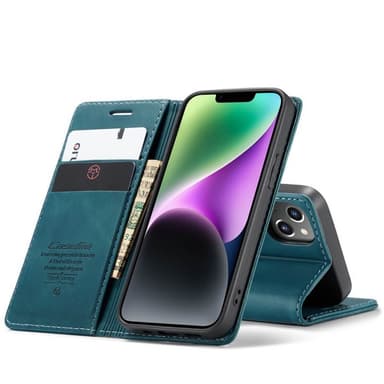 CaseMe Smart Magnet FlipCase Apple iPhone 14 - Sininen