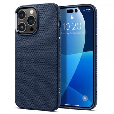 Spigen iPhone 14 Pro Kuori Liquid Air Navy Blue