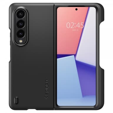Spigen Samsung Galaxy Z Fold 4 Kuori Thin Fit P Musta