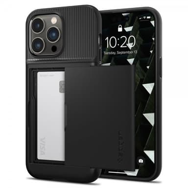 Spigen iPhone 14 Pro Max Kuori Slim Armor CS Musta