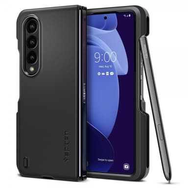 Spigen Samsung Galaxy Z Fold 4 Kuori Thin Fit P Musta