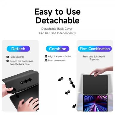 DUX DUCIS iPad Pro 11 2020/iPad Pro 11 2021 Kotelo Magi Series Musta