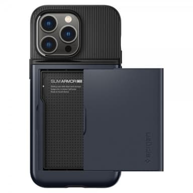 Spigen iPhone 14 Pro Kuori Slim Armor CS Metal Slate