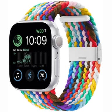 Punottu elastinen rannekoru Apple Watch SE 2022 40mm - pride edition