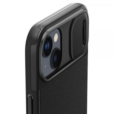 Spigen iPhone 14 Plus Kuori Optik Armor MagFit Musta
