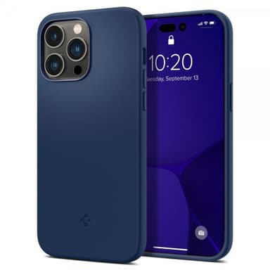 Spigen iPhone 14 Pro Max Kuori Silicone Fit MagFit Navy Blue