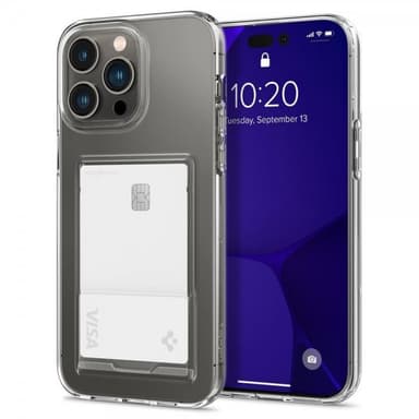 Spigen iPhone 14 Pro Kuori Crystal Slot Crystal Clear