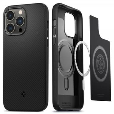 Spigen iPhone 14 Pro Max Kuori Mag Armor MagFit Matte Black