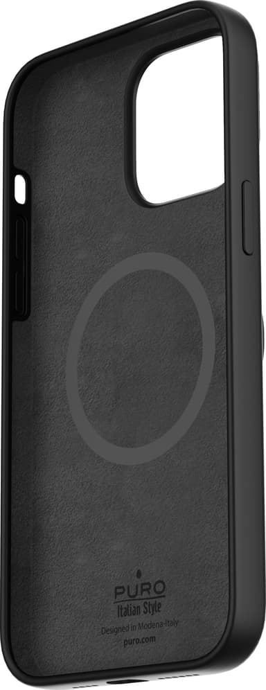 Puro Icon Mag iPhone 14 Pro Max suojakuori (musta)