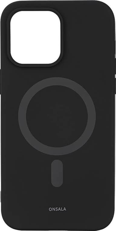 Onsala Silicone MagSeries iPhone 14 Pro Max (musta)
