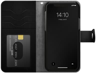IDEAL OF SWEDEN Magnet iPhone 16e/15/14/13 lompakkokotelo (musta)