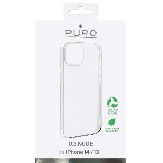 Pure iPhone 13/14 suojakuori (läpinäkyvä)