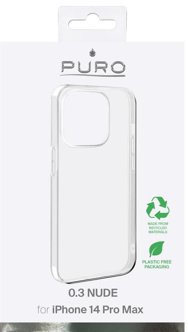 Pure iPhone 14 Pro Max suojakuori (läpinäkyvä)