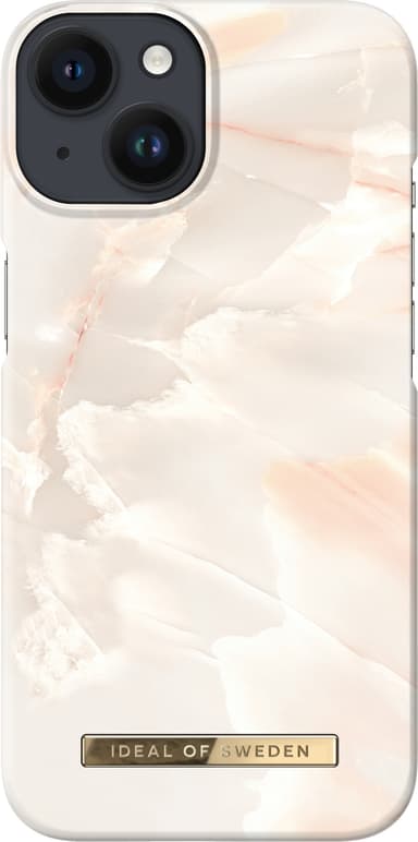 IDEAL OF SWEDEN iPhone 14 suojakuori (Rose Pearl Marble)