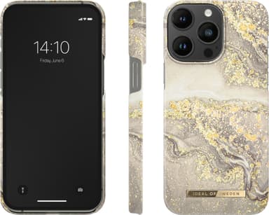 IDEAL OF SWEDEN iPhone 14 Pro Max suojakuori (Spark Greige Marble)
