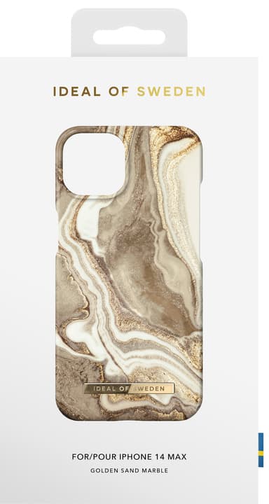 IDEAL OF SWEDEN iPhone 14 Plus suojakuori (Golden Sand Marble)