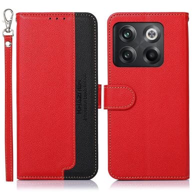 KHAZNEH puhelimen kansi OnePlus 10T/Ace Pro - punainen/musta