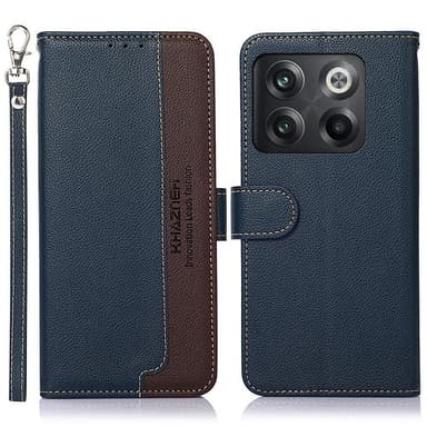 KHAZNEH puhelimen kansi OnePlus 10T/Ace Pro - sininen/ruskea