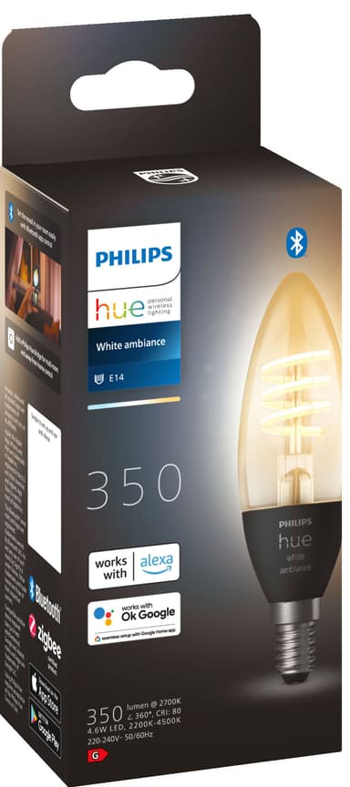 Philips Hue WA Filament lamppu 4,6 W E14 1PK