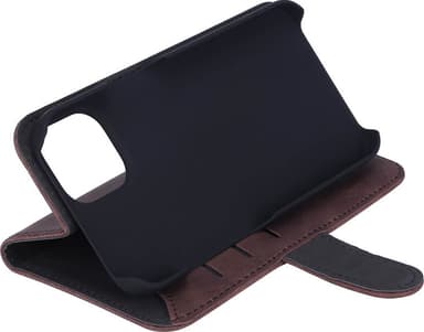 Gear iPhone 14 Wallet suojakuori (ruskea)