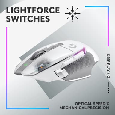 Logitech G502 X Plus langaton pelihiiri (valkoinen)