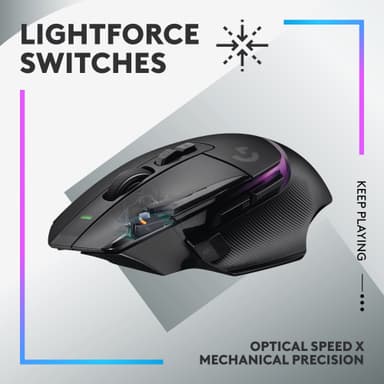 Logitech G502 X Plus langaton pelihiiri (musta)