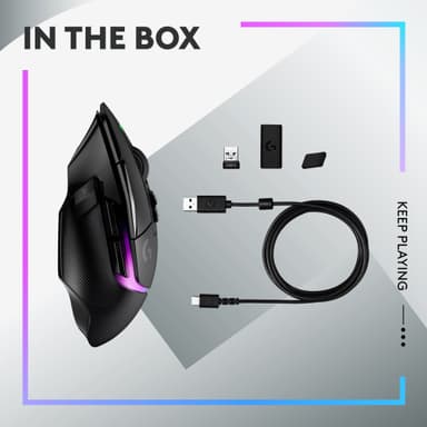 Logitech G502 X Plus langaton pelihiiri (musta)