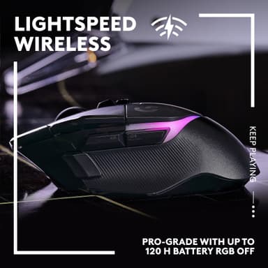 Logitech G502 X Plus langaton pelihiiri (musta)