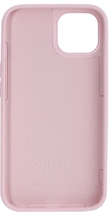 Onsala Silicone suojakuori iPhone 14 Plus (kalkkiroosa)