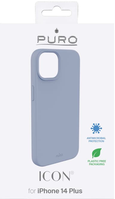 Puro Icon suojakuori iPhone 14 Plus (sininen)