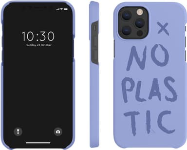 A Good Company No Plastic iPhone 12/12 Pro suojakuori (sininen)