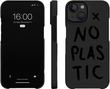 A Good Company iPhone 14 No Plastic suojakuori (hiilenmusta)