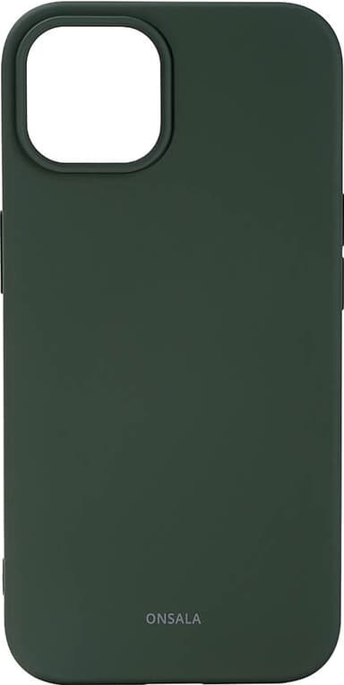 Onsala Silicone iPhone 14 suojakuori (oliivinvihreä)