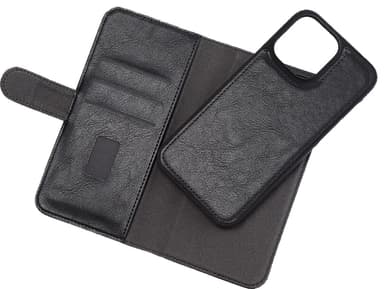 Gear 2in1 iPhone 14 Pro Max lompakkokotelo (musta)