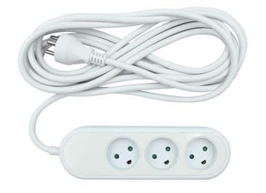 Nordic Quality Power 3-tie pistorasia maadoitettu (D), 5m