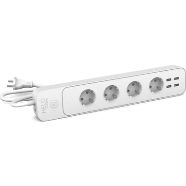 Strong HELO Wi-Fi Branch -liitin 4 x 230V + 4 x USB