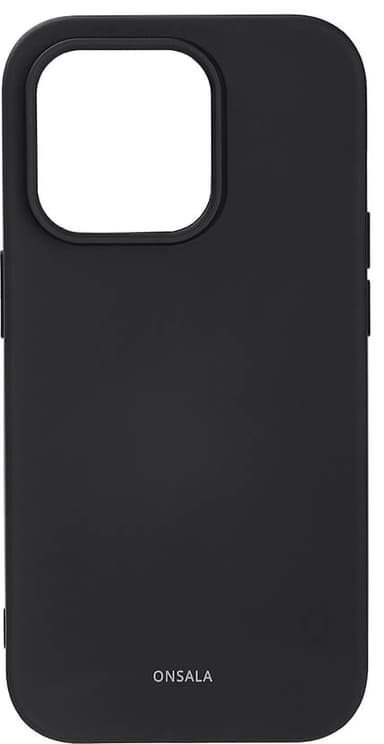 Onsala Silicone suojakuori iPhone 14 Pro Max (musta)