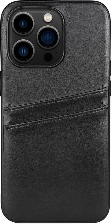 Buffalo Cardpocket lompakkokotelo iPhone 14 Pro (musta)