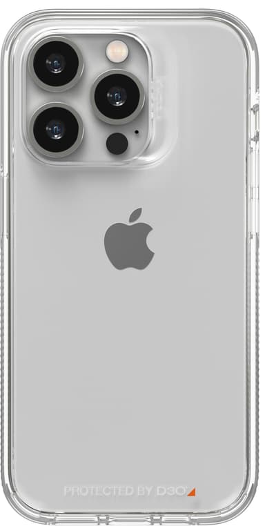 Gear4 Crystal Palace iPhone 14 Pro suojakuori (läpinäkyvä)