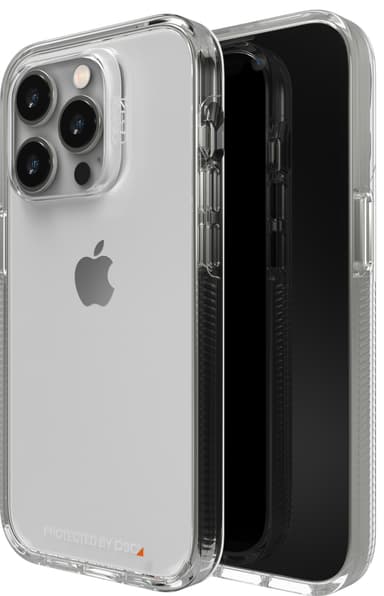 Gear4 Crystal Palace iPhone 14 Pro suojakuori (läpinäkyvä)