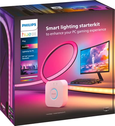 Philips Hue Play Gradient PC valonauha 32/34" Starterkit