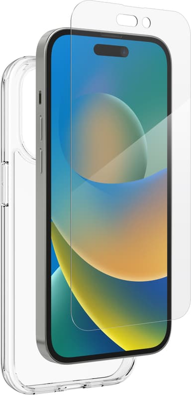 Zagg Glass Elite 360 Bundle iPhone 14 Pro suojakuori