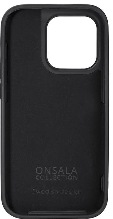 Onsala Silicone suojakuori iPhone 14 Pro (musta)