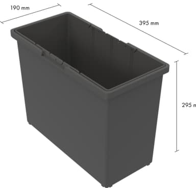 Epoq jäteastia (tummanharmaa)
