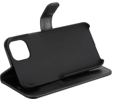 Radicover Flipcase lompakkokotelo iPhone 14 Plus (musta)