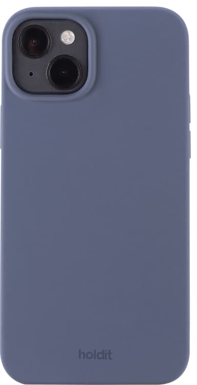 HOLDIT Silicone iPhone 14 Plus suojakuori (sininen)