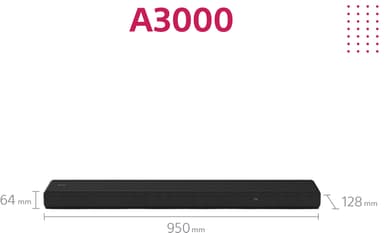 Sony 3.1.ch HT-A3000 soundbar