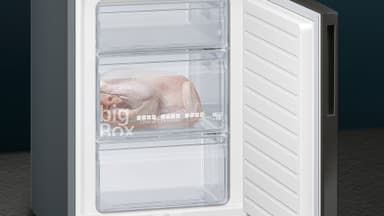 Siemens jääkaappipakastin KG39E8XBA (Black inox-antifingerprint)