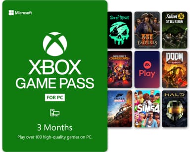 Xbox Game Pass for PC - 3 Months Membership - PC Windows