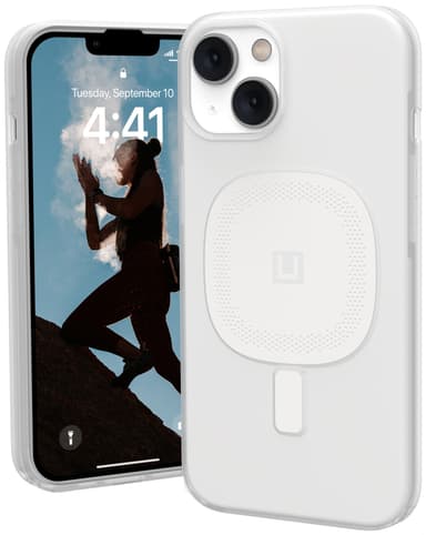 U by UAG Lucent 2.0 Magsafe iPhone 14 suojakuori (valkoinen)